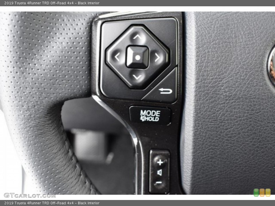 Black Interior Steering Wheel for the 2019 Toyota 4Runner TRD Off-Road 4x4 #131607487