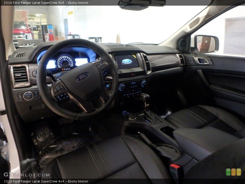 Ebony Interior Dashboard for the 2019 Ford Ranger Lariat SuperCrew 4x4 #131613238