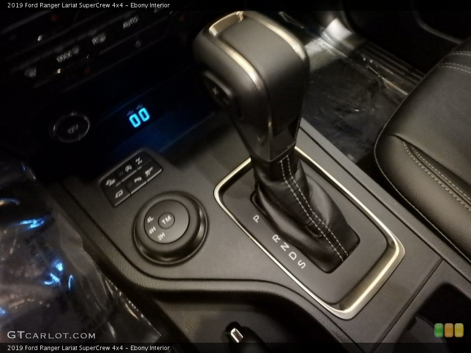 Ebony Interior Transmission for the 2019 Ford Ranger Lariat SuperCrew 4x4 #131613358