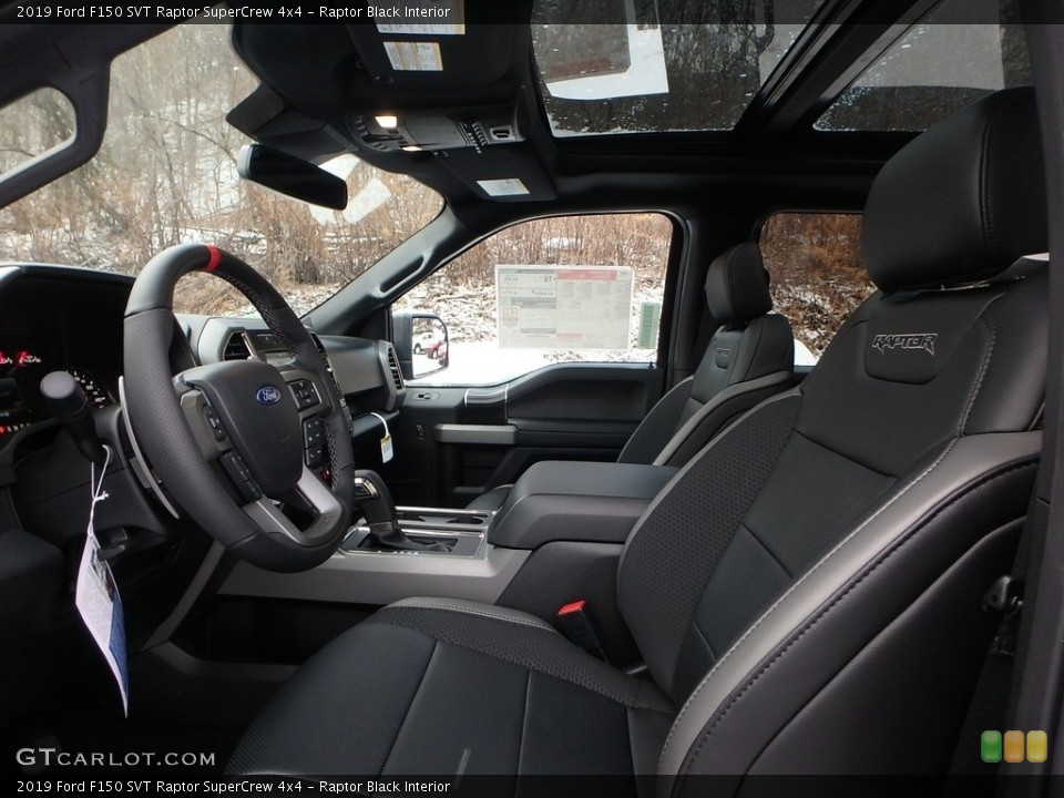 Raptor Black Interior Front Seat for the 2019 Ford F150 SVT Raptor SuperCrew 4x4 #131613703
