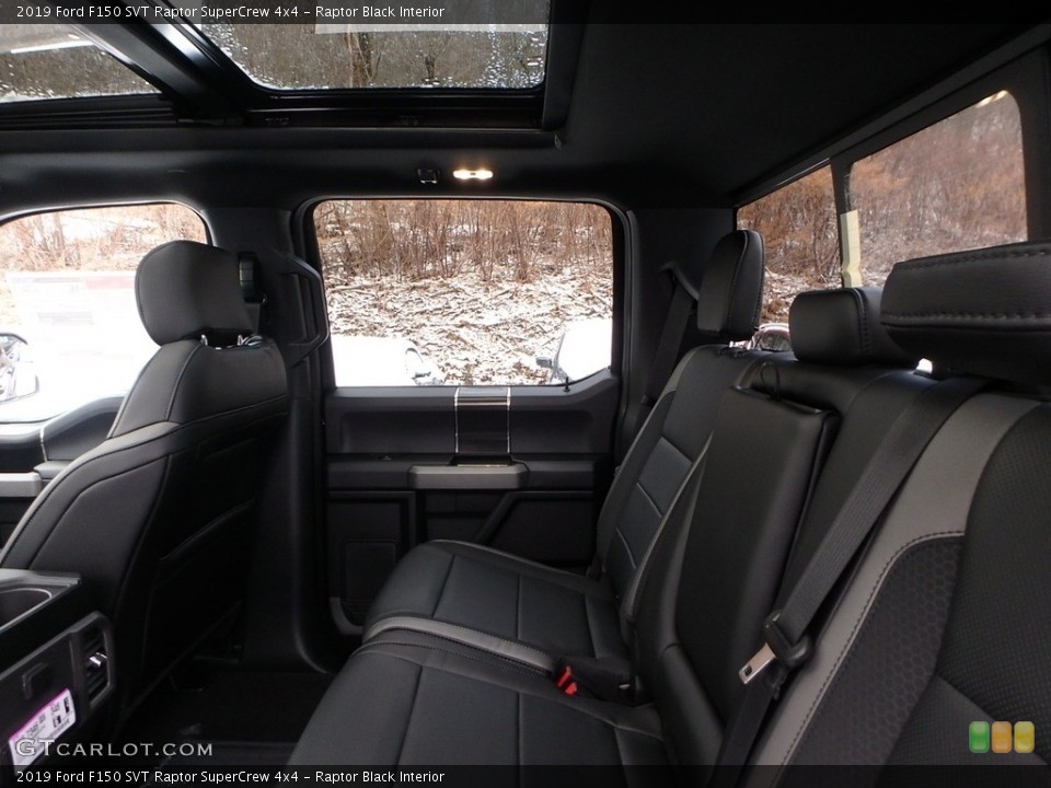 Raptor Black Interior Rear Seat for the 2019 Ford F150 SVT Raptor SuperCrew 4x4 #131613721