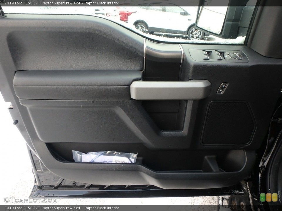 Raptor Black Interior Door Panel for the 2019 Ford F150 SVT Raptor SuperCrew 4x4 #131613763