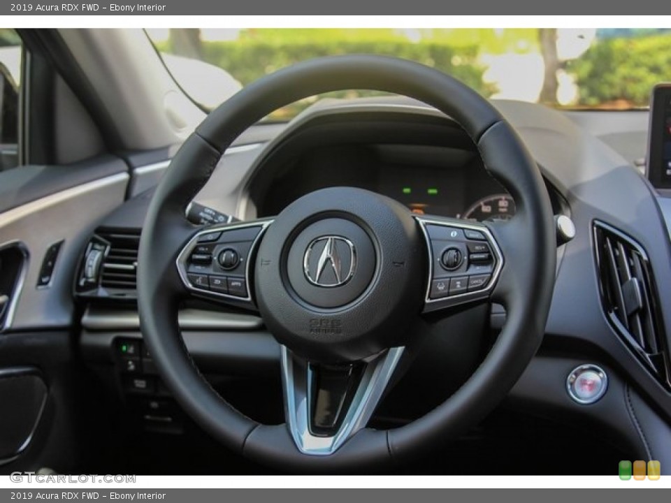 Ebony Interior Steering Wheel for the 2019 Acura RDX FWD #131619179