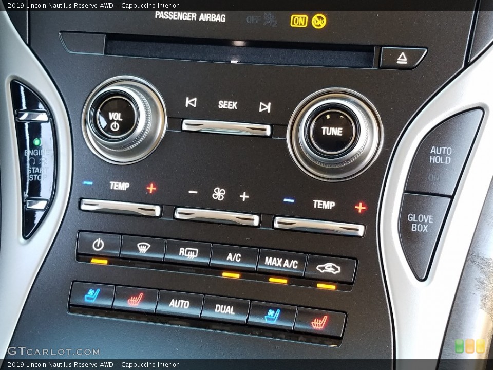 Cappuccino Interior Controls for the 2019 Lincoln Nautilus Reserve AWD #131622031