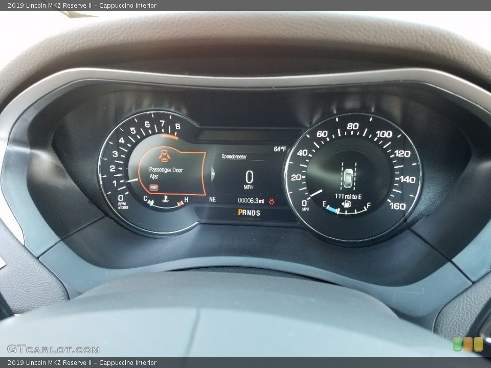 Cappuccino Interior Gauges for the 2019 Lincoln MKZ Reserve II #131622667
