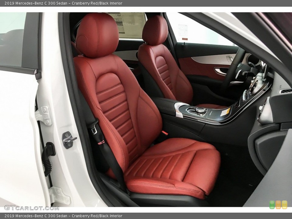 Cranberry Red/Black Interior Photo for the 2019 Mercedes-Benz C 300 Sedan #131627008