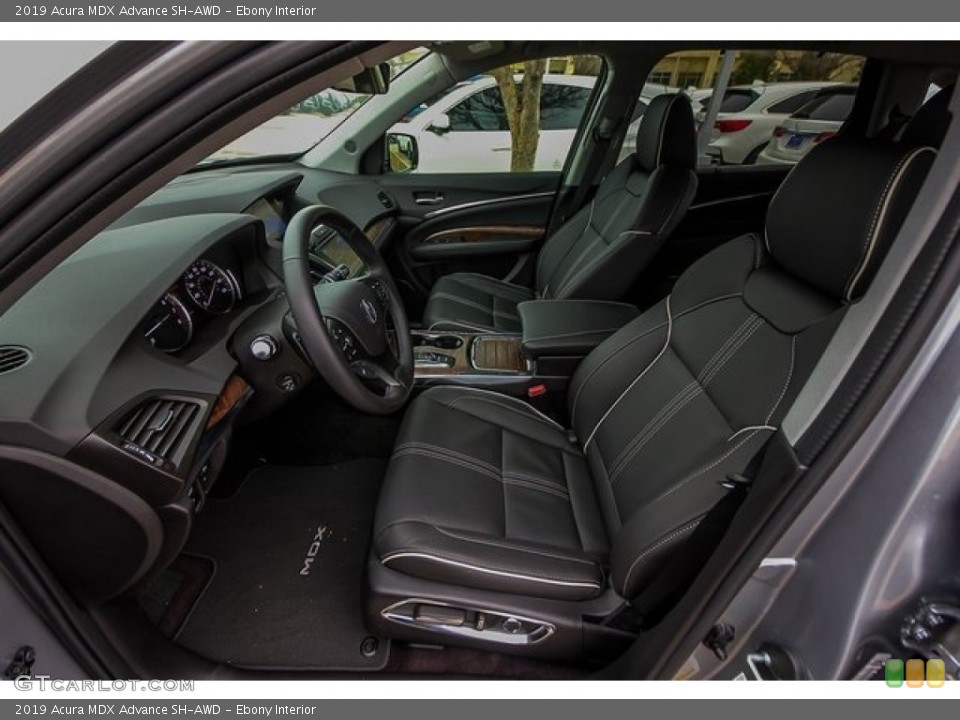 Ebony Interior Front Seat for the 2019 Acura MDX Advance SH-AWD #131627191