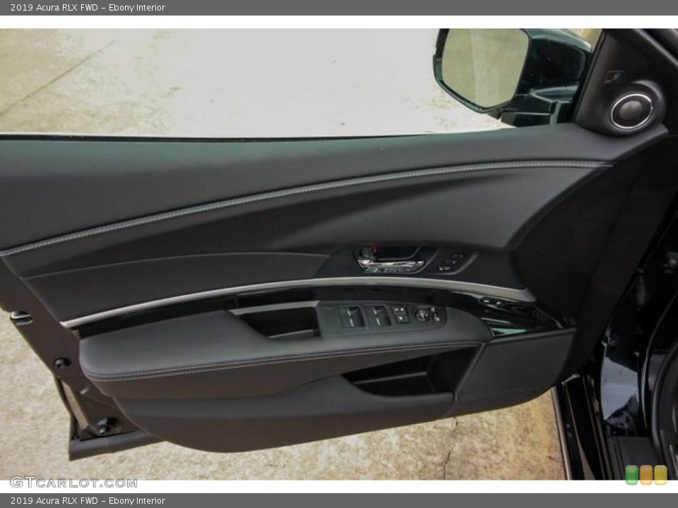 Ebony Interior Door Panel for the 2019 Acura RLX FWD #131628901