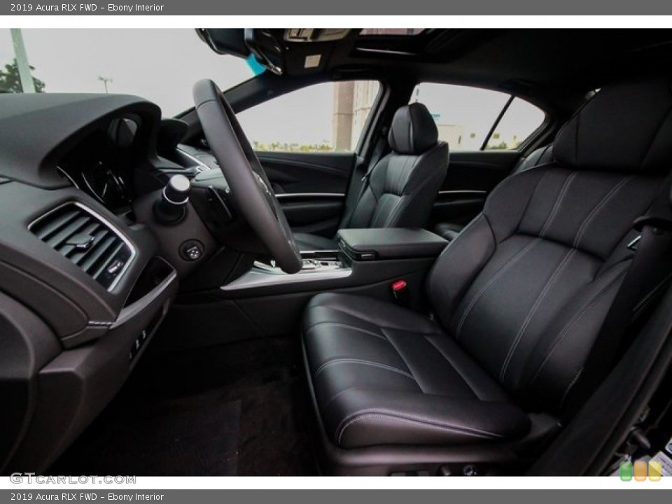 Ebony Interior Front Seat for the 2019 Acura RLX FWD #131628904