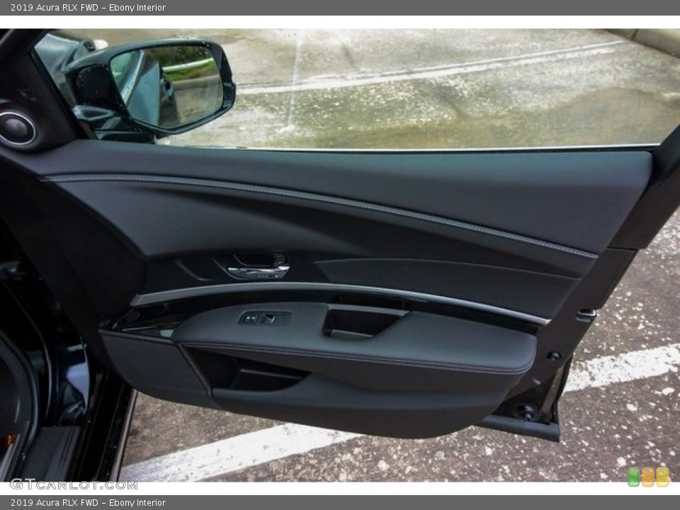 Ebony Interior Door Panel for the 2019 Acura RLX FWD #131628907