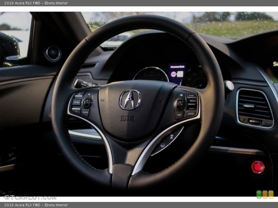 Ebony Interior Steering Wheel for the 2019 Acura RLX FWD #131628919