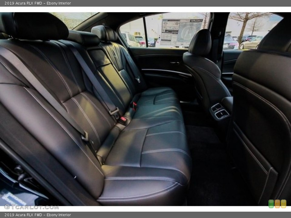 Ebony Interior Rear Seat for the 2019 Acura RLX FWD #131628970