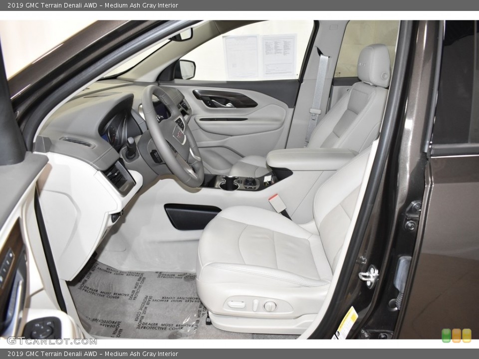 Medium Ash Gray Interior Front Seat for the 2019 GMC Terrain Denali AWD #131629699