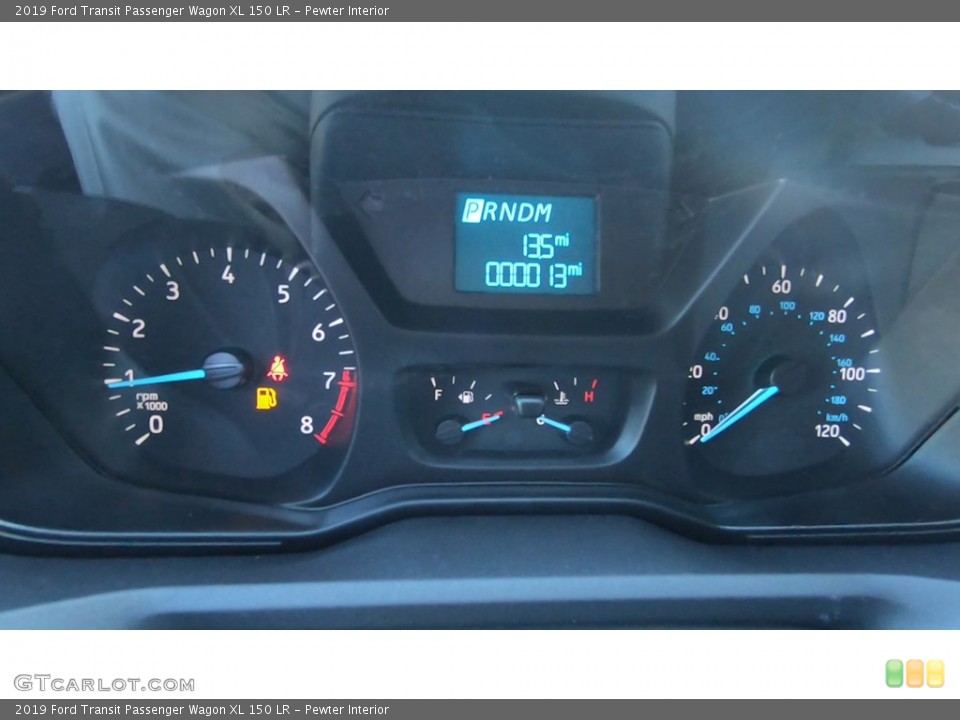 Pewter Interior Gauges for the 2019 Ford Transit Passenger Wagon XL 150 LR #131637566