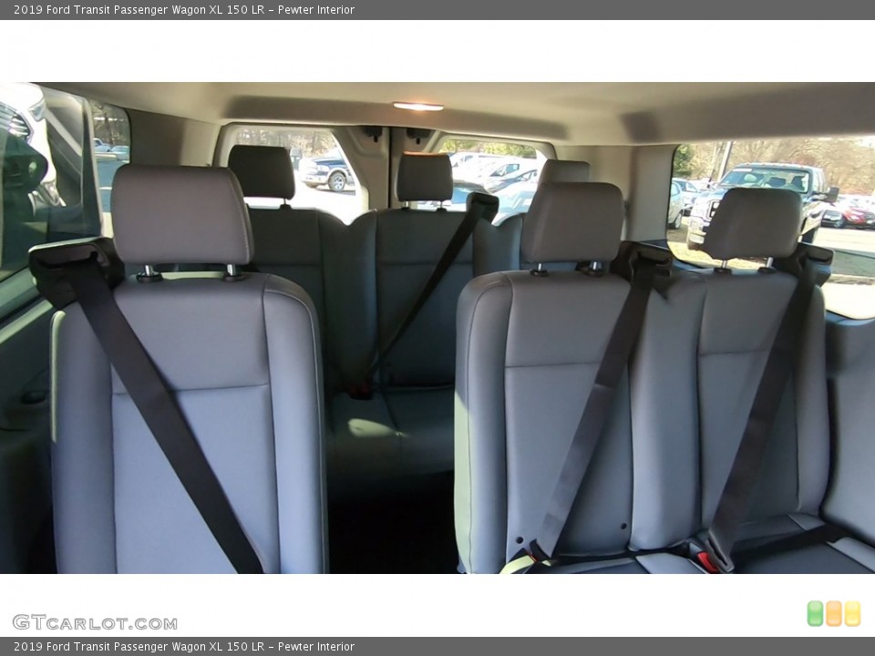 Pewter Interior Rear Seat for the 2019 Ford Transit Passenger Wagon XL 150 LR #131637761