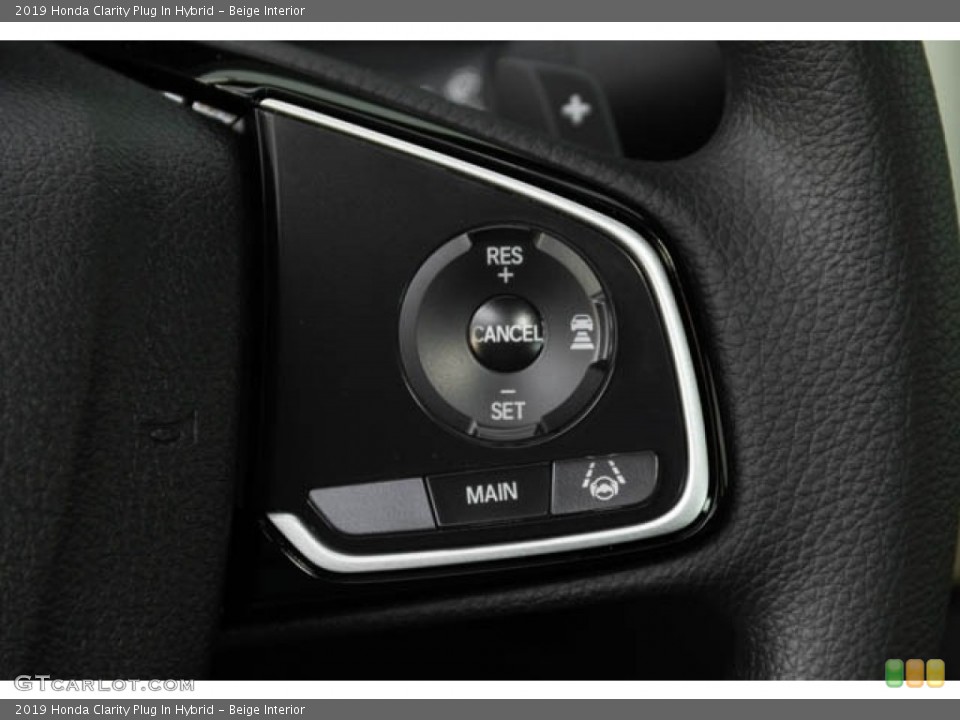 Beige Interior Steering Wheel for the 2019 Honda Clarity Plug In Hybrid #131638400