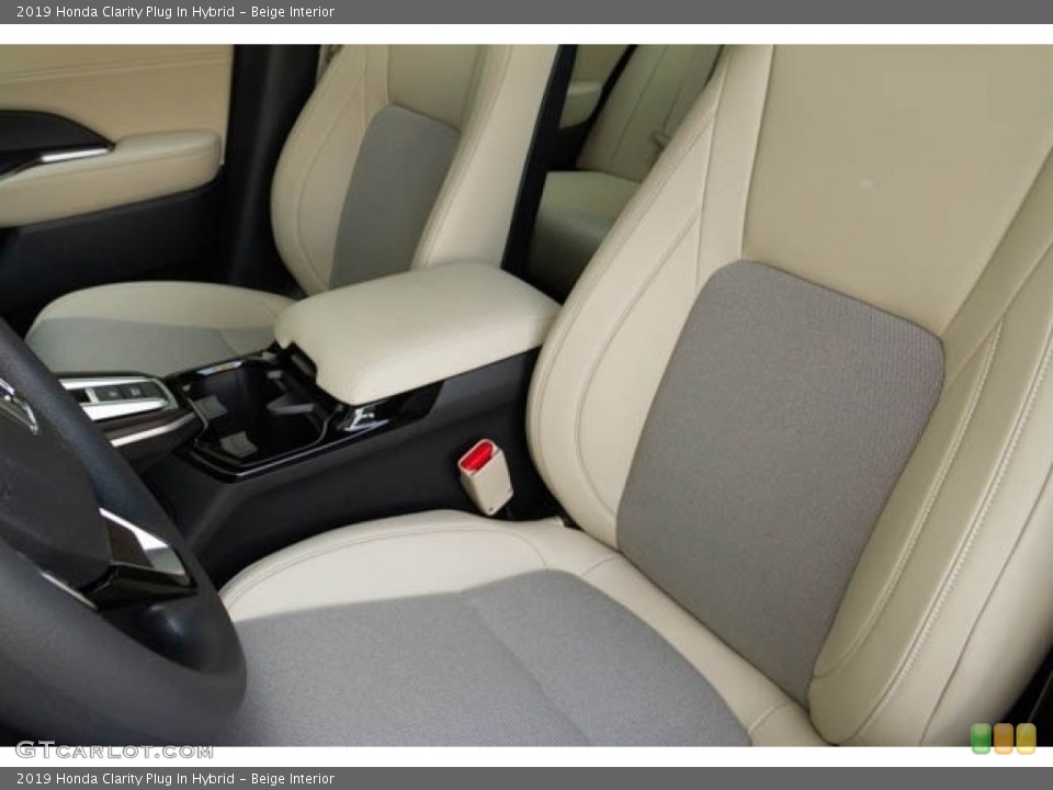 Beige 2019 Honda Clarity Interiors