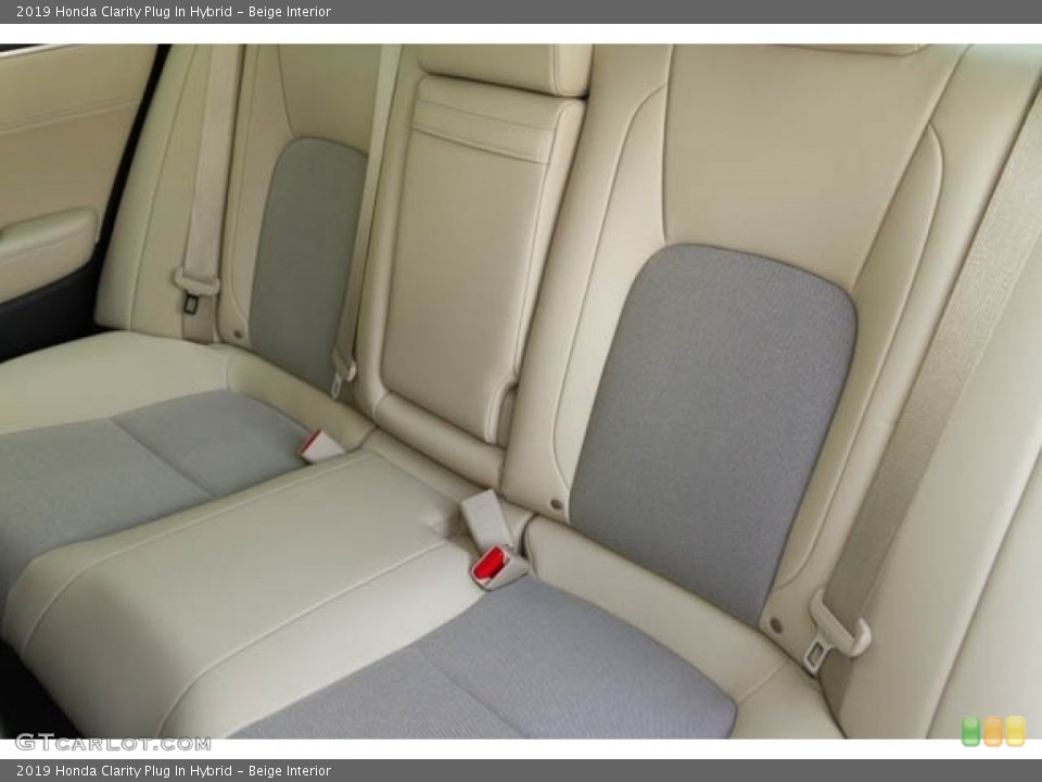 Beige Interior Rear Seat for the 2019 Honda Clarity Plug In Hybrid #131638493