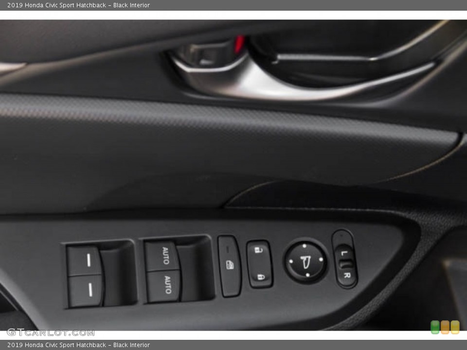 Black Interior Controls for the 2019 Honda Civic Sport Hatchback #131640059