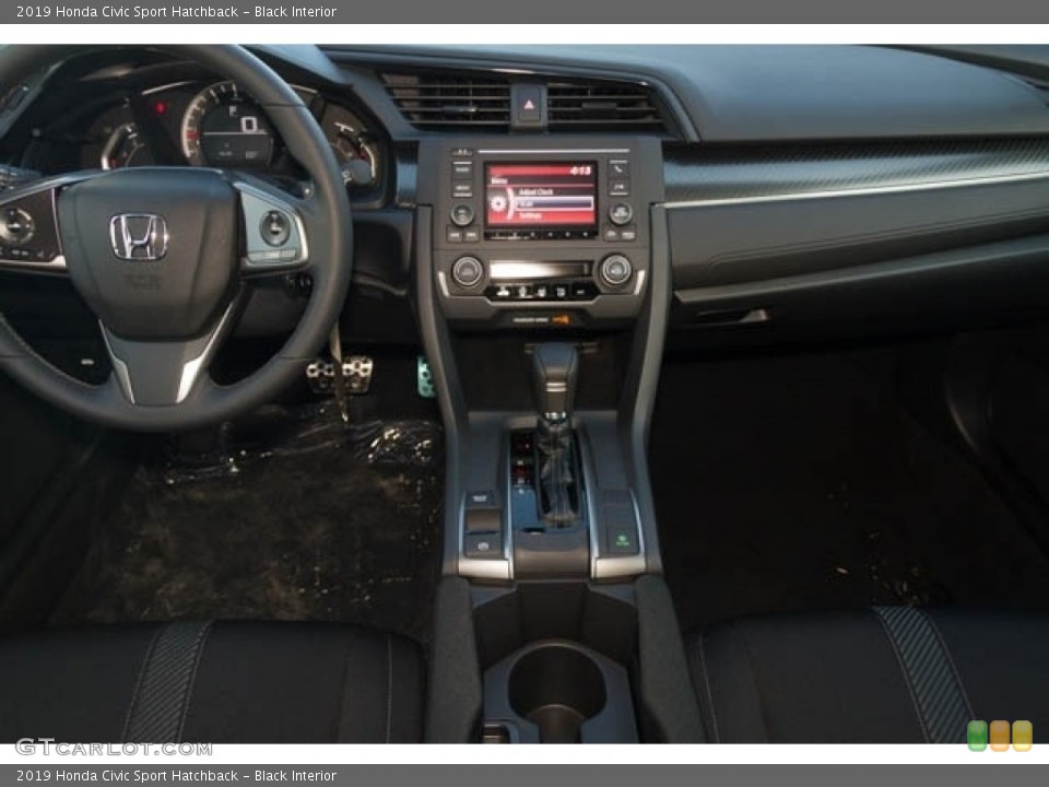 Black Interior Dashboard for the 2019 Honda Civic Sport Hatchback #131640410