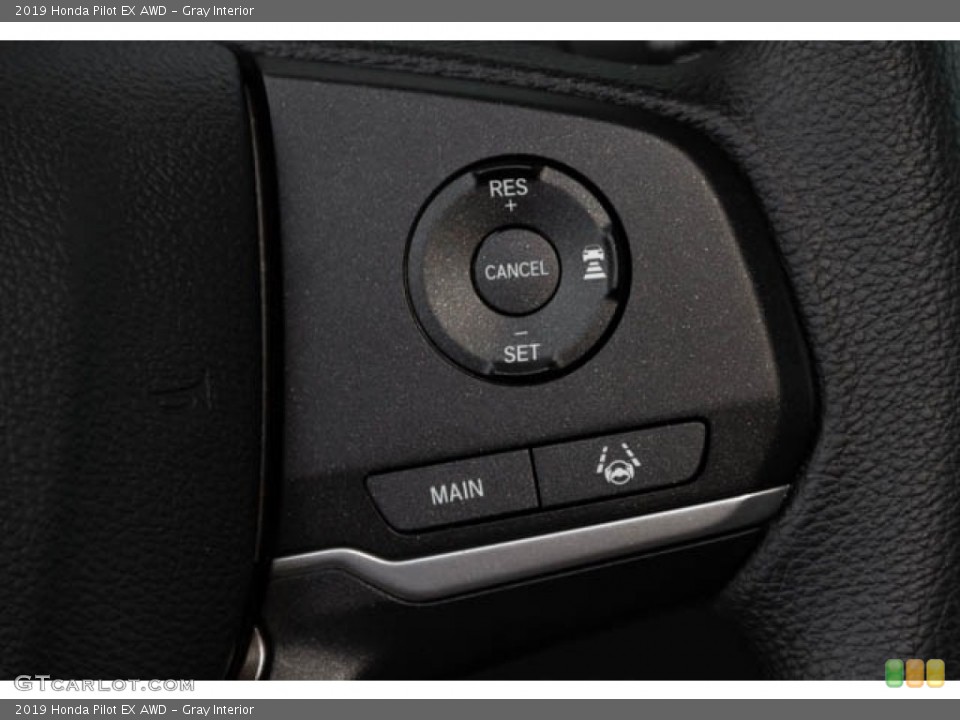 Gray Interior Steering Wheel for the 2019 Honda Pilot EX AWD #131640419