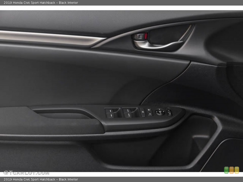 Black Interior Door Panel for the 2019 Honda Civic Sport Hatchback #131640572