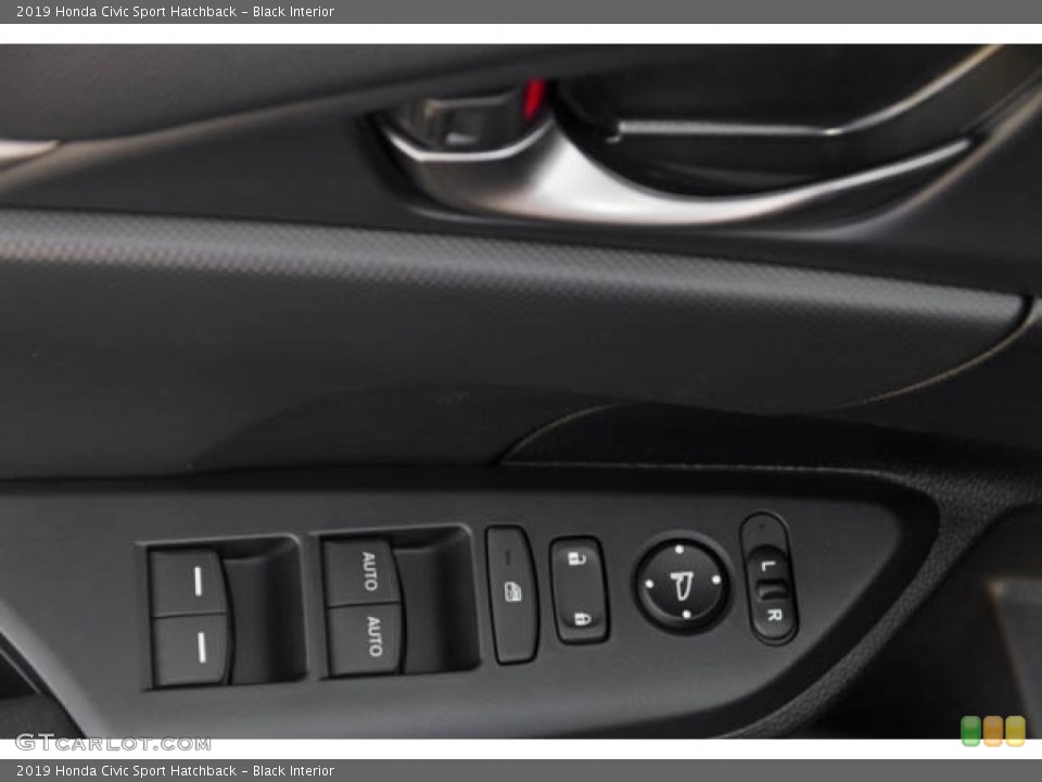 Black Interior Controls for the 2019 Honda Civic Sport Hatchback #131640590