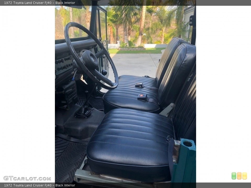 Black 1972 Toyota Land Cruiser Interiors
