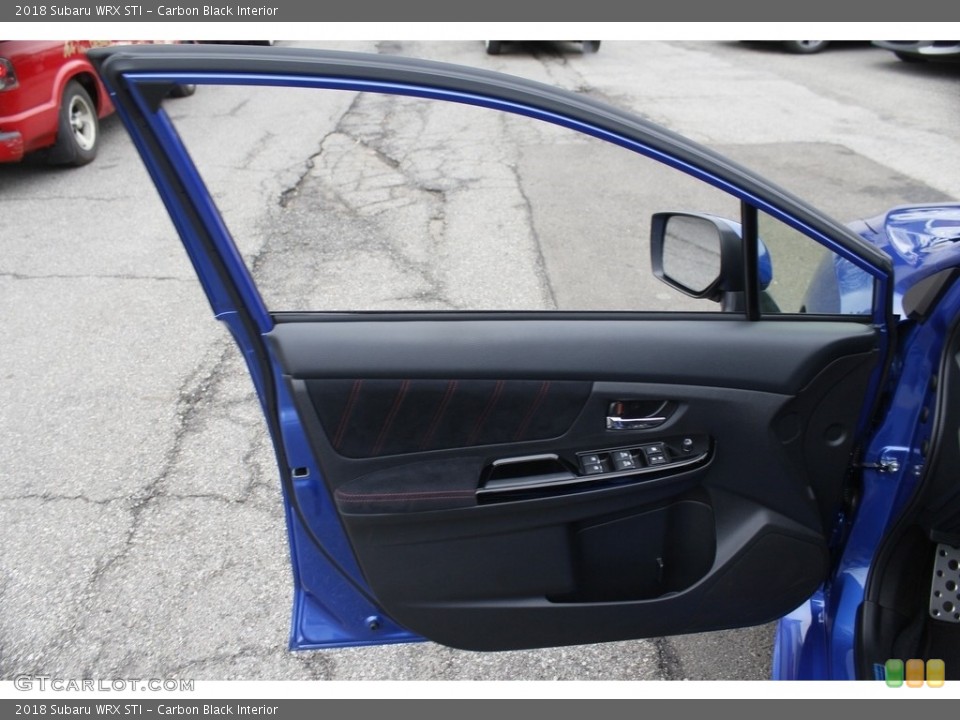 Carbon Black Interior Door Panel for the 2018 Subaru WRX STI #131668795