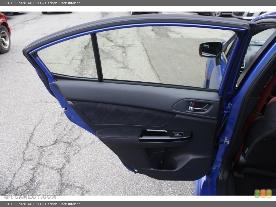 Carbon Black Interior Door Panel for the 2018 Subaru WRX STI #131668819
