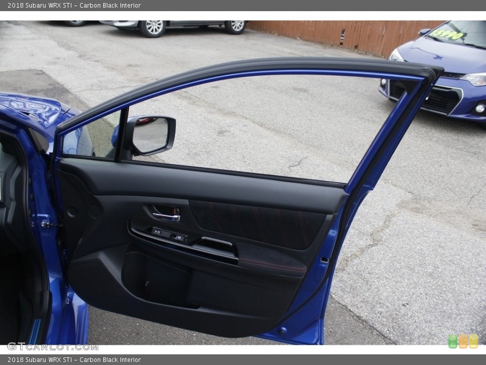 Carbon Black Interior Door Panel for the 2018 Subaru WRX STI #131668861