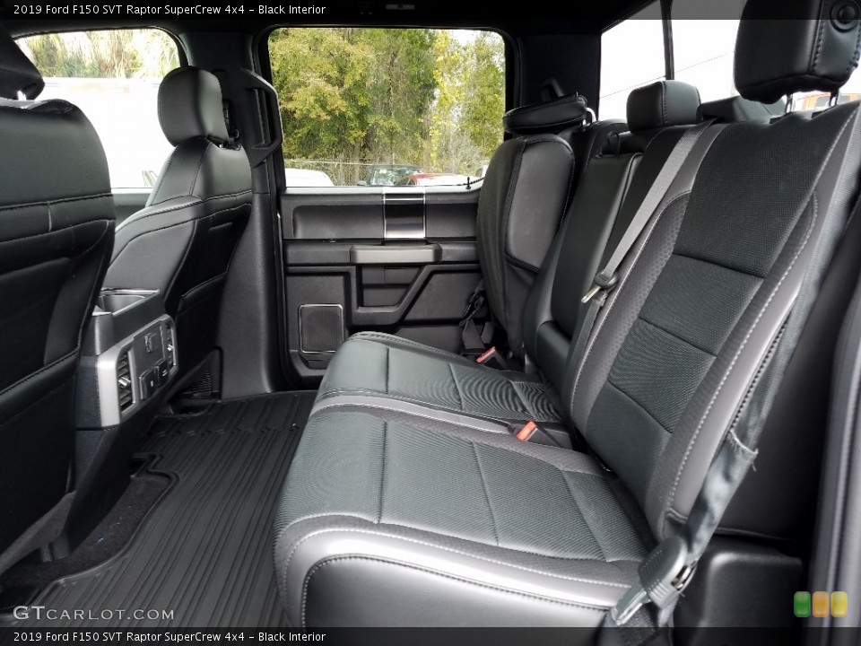 Black Interior Rear Seat for the 2019 Ford F150 SVT Raptor SuperCrew 4x4 #131684827