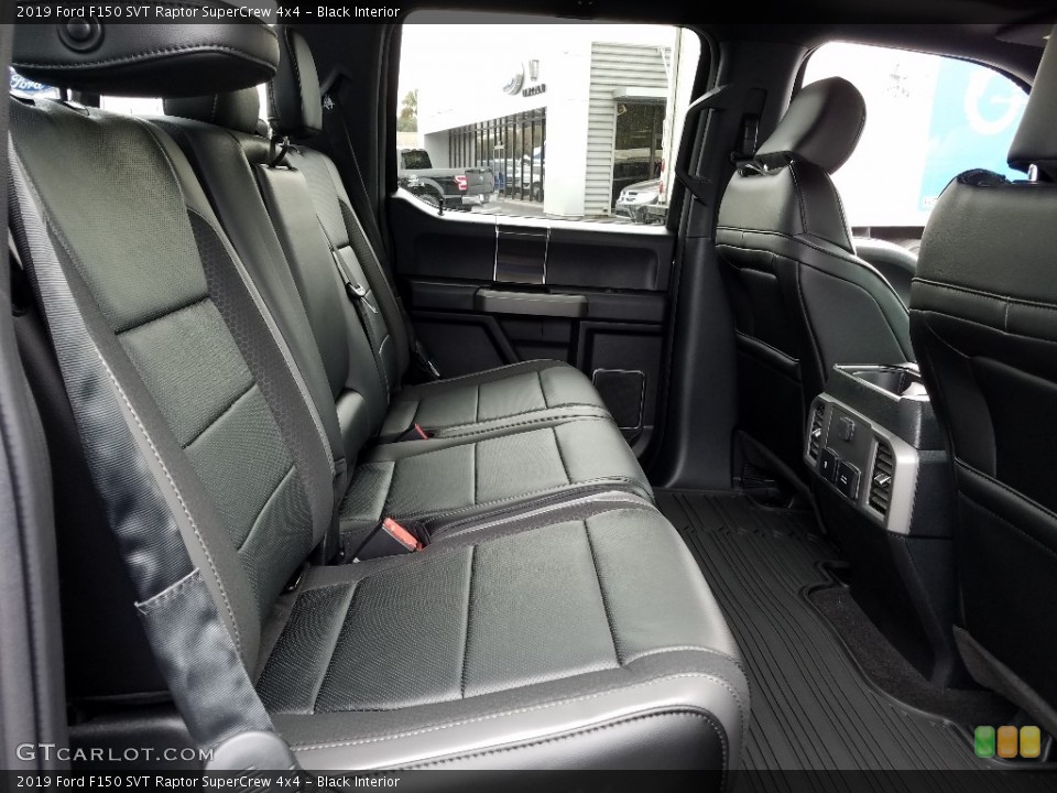 Black Interior Rear Seat for the 2019 Ford F150 SVT Raptor SuperCrew 4x4 #131684857