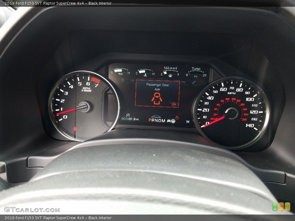 Black Interior Gauges for the 2019 Ford F150 SVT Raptor SuperCrew 4x4 #131684944