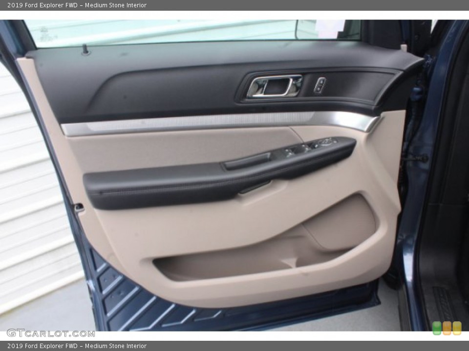 Medium Stone Interior Door Panel for the 2019 Ford Explorer FWD #131694577