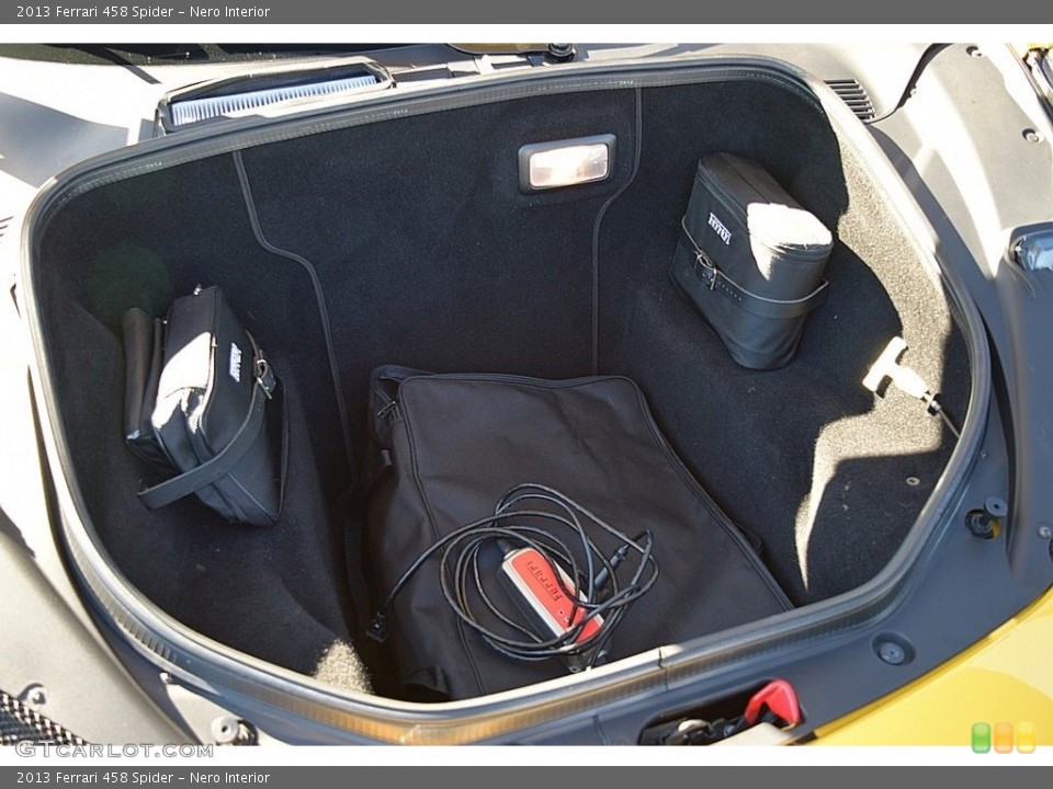 Nero Interior Trunk for the 2013 Ferrari 458 Spider #131694745