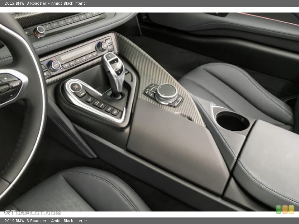 Amido Black Interior Transmission for the 2019 BMW i8 Roadster #131696773
