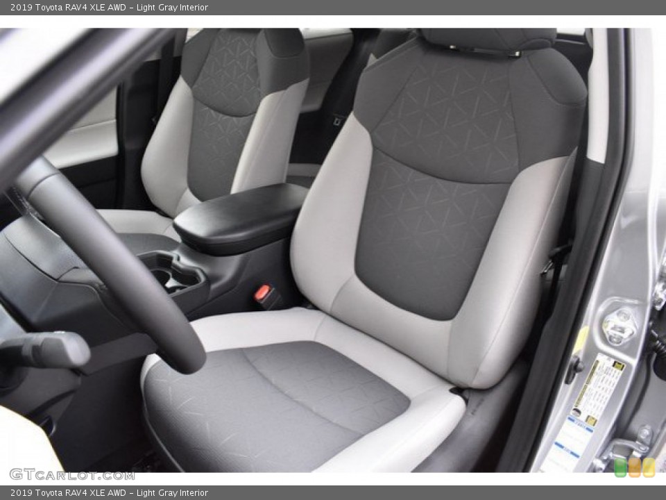 Light Gray Interior Front Seat for the 2019 Toyota RAV4 XLE AWD #131700595