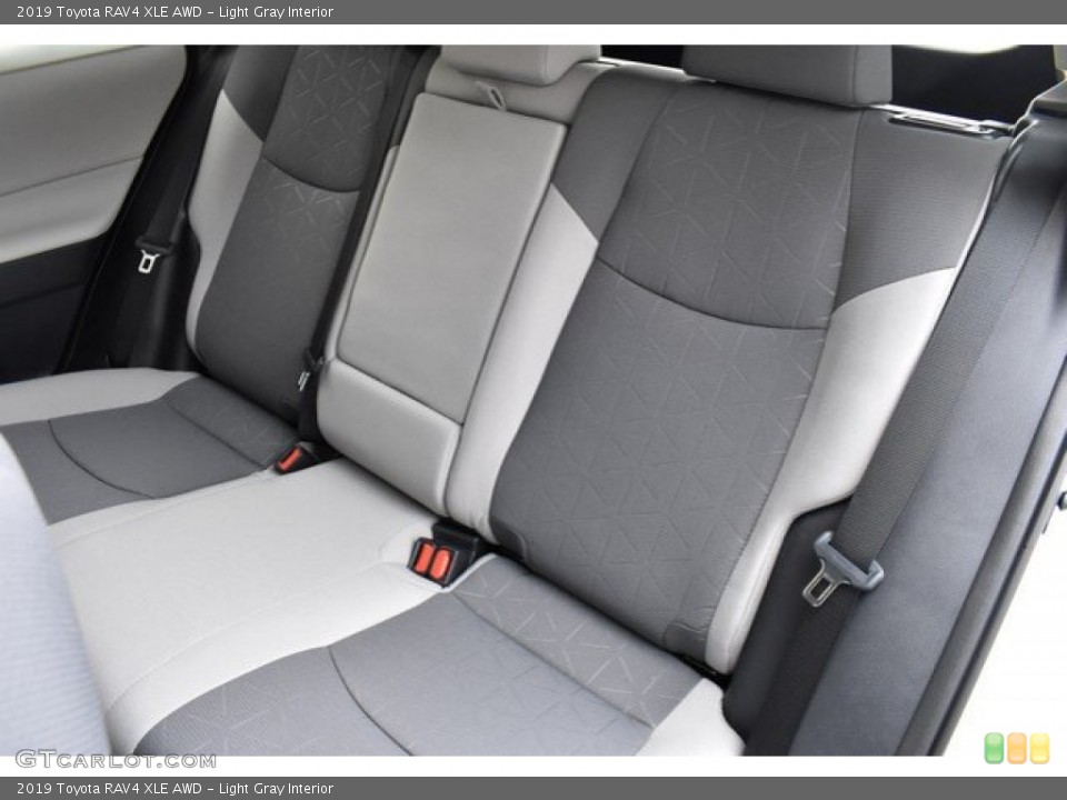 Light Gray Interior Rear Seat for the 2019 Toyota RAV4 XLE AWD #131700754