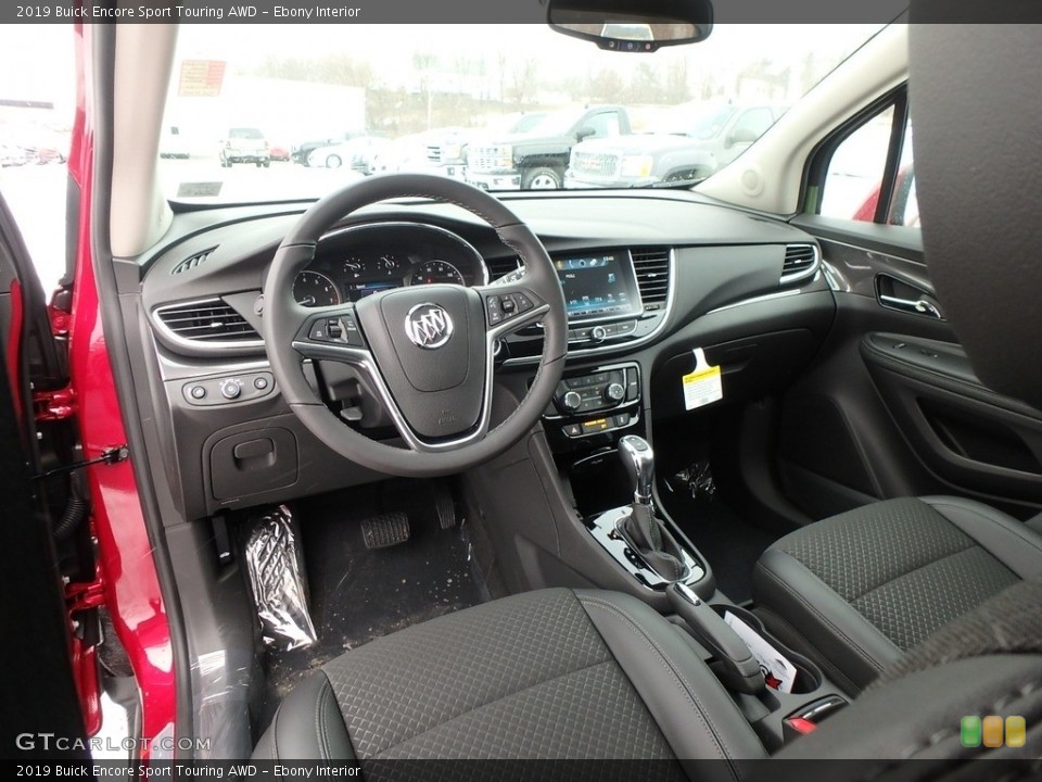 Ebony Interior Photo for the 2019 Buick Encore Sport Touring AWD #131702713