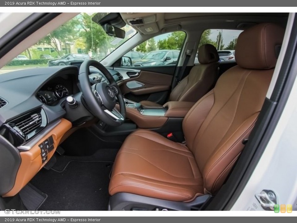 Espresso Interior Front Seat for the 2019 Acura RDX Technology AWD #131711693