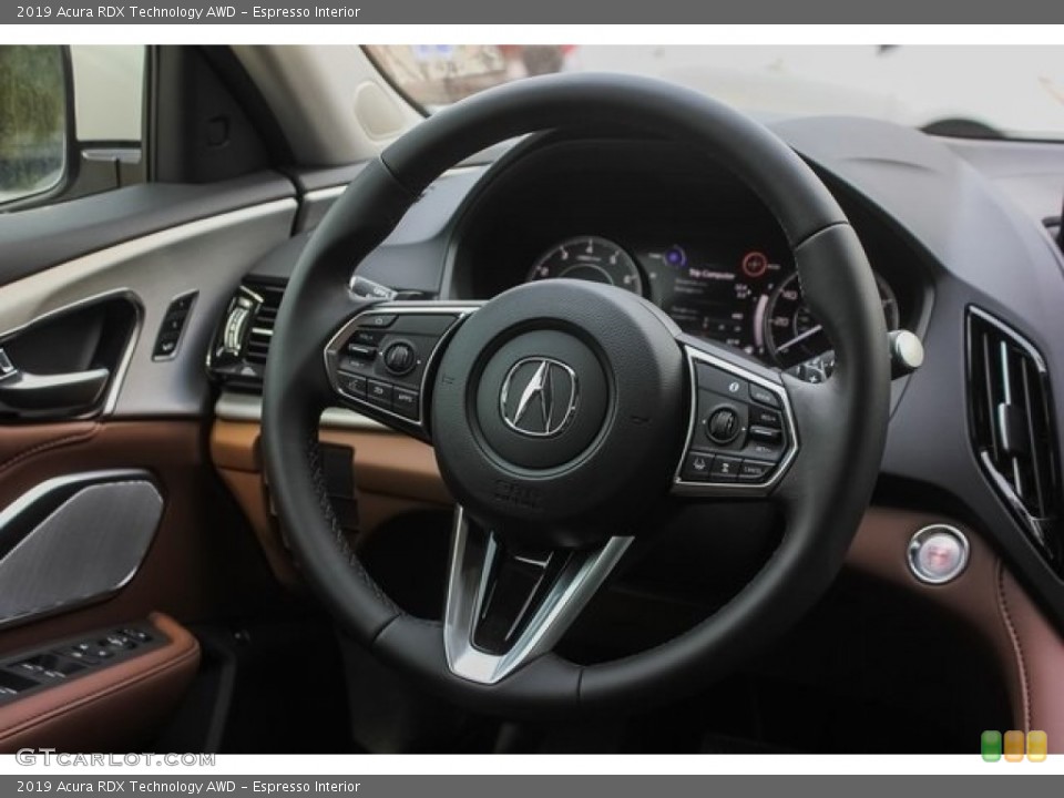 Espresso Interior Steering Wheel for the 2019 Acura RDX Technology AWD #131711915