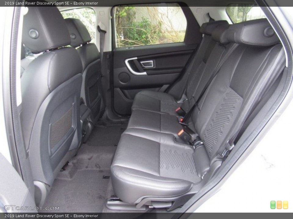 Ebony Interior Rear Seat for the 2019 Land Rover Discovery Sport SE #131723520