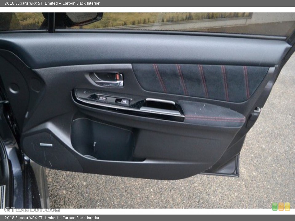 Carbon Black Interior Door Panel for the 2018 Subaru WRX STI Limited #131725575