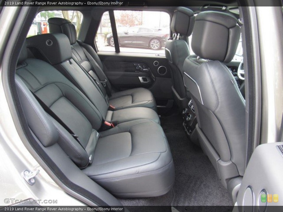 Ebony/Ebony Interior Rear Seat for the 2019 Land Rover Range Rover Autobiography #131729030