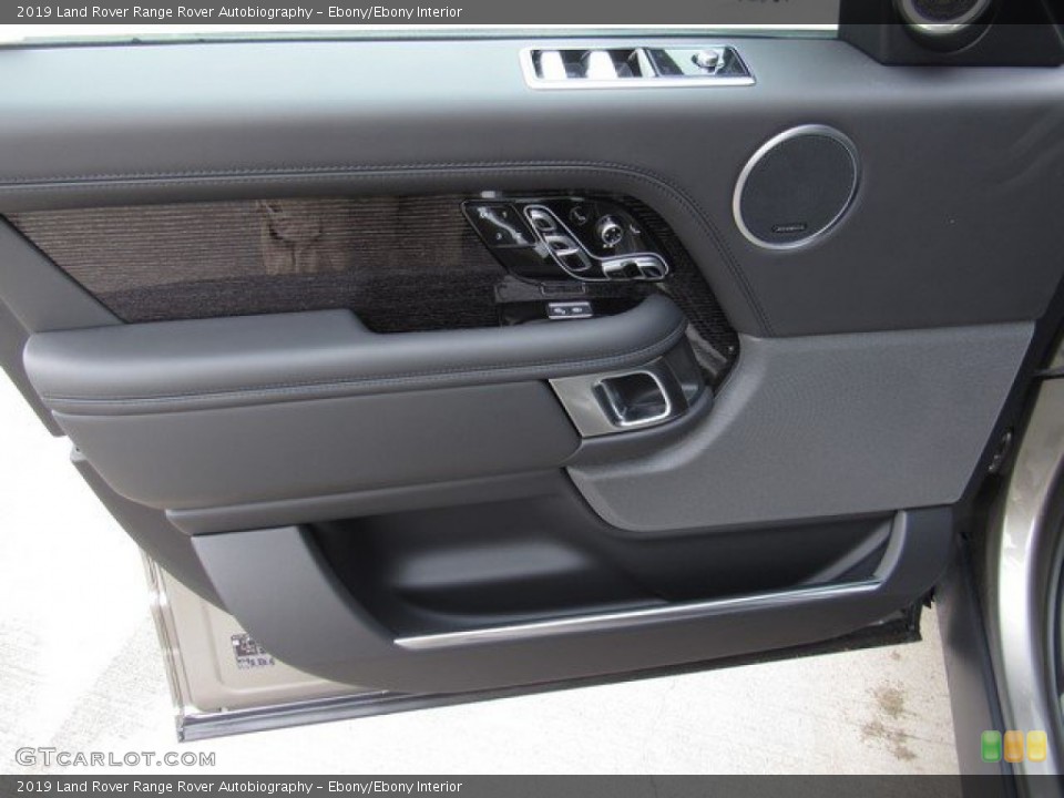 Ebony/Ebony Interior Door Panel for the 2019 Land Rover Range Rover Autobiography #131729153