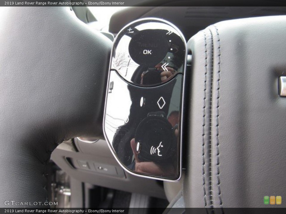 Ebony/Ebony Interior Steering Wheel for the 2019 Land Rover Range Rover Autobiography #131729216