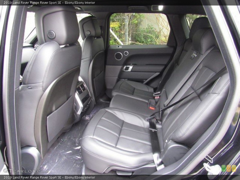 Ebony/Ebony Interior Rear Seat for the 2019 Land Rover Range Rover Sport SE #131730062