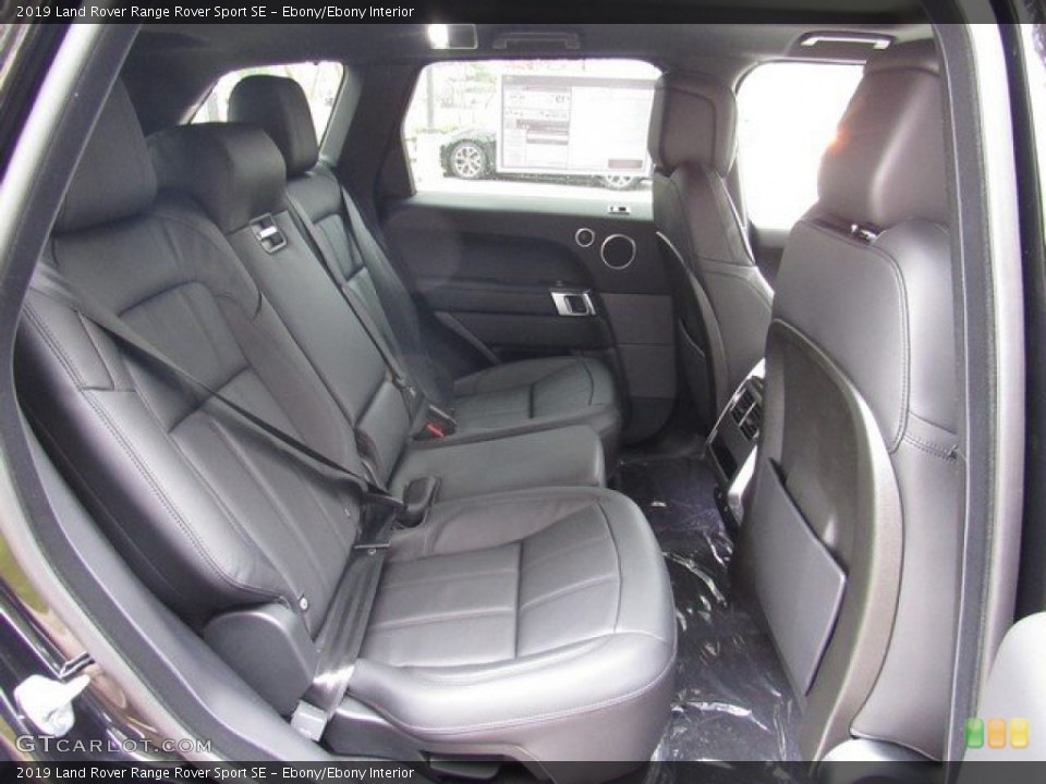 Ebony/Ebony Interior Rear Seat for the 2019 Land Rover Range Rover Sport SE #131730131