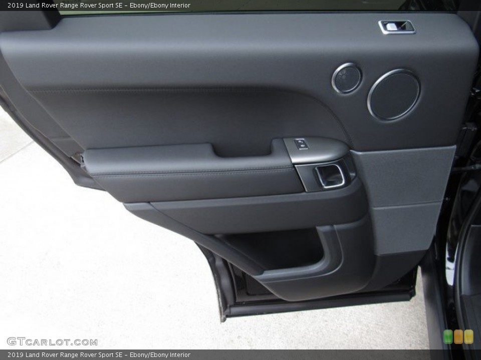Ebony/Ebony Interior Door Panel for the 2019 Land Rover Range Rover Sport SE #131730173